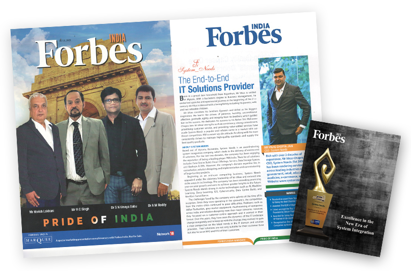 System Needs - Forbes Magazine